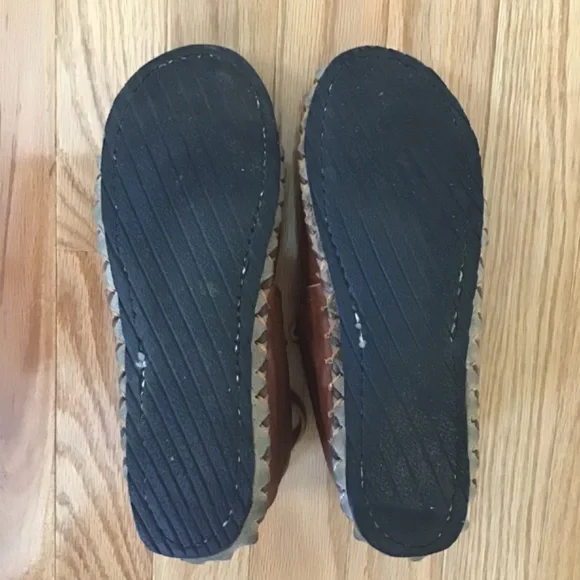 Beatrice Valenzuela / Ricardo Medina Lace Up Combinados Brown Leather Boots - Picture 9 of 9